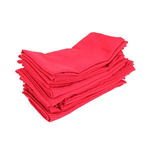 12 pcs Cloth Napkins 40x40cm cotton linen Napkins placemat soft dining table