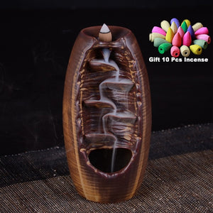 Gift Waterfall Incense Burner Ceramic Incense Holder