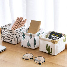 Load image into Gallery viewer, Foldable Sundries Storage basket Cosmetics