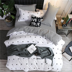 summer bedding set green duvet cover bed bedclothes 4pcs bed home textile