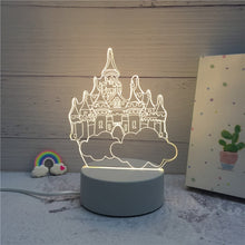 Load image into Gallery viewer, 3D LED Lamp Creative Night Lights Novelty For Home