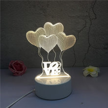 Load image into Gallery viewer, 3D LED Lamp Creative Night Lights Novelty For Home