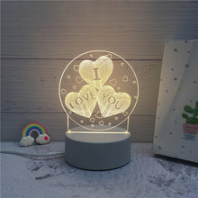 Load image into Gallery viewer, 3D LED Lamp Creative Night Lights Novelty For Home