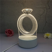 Load image into Gallery viewer, 3D LED Lamp Creative Night Lights Novelty For Home