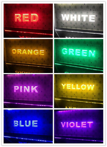 Custom LED Neon Light Signs On/Off Switch 8 Colors