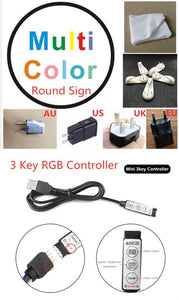 Custom LED Neon Light Signs On/Off Switch 8 Colors