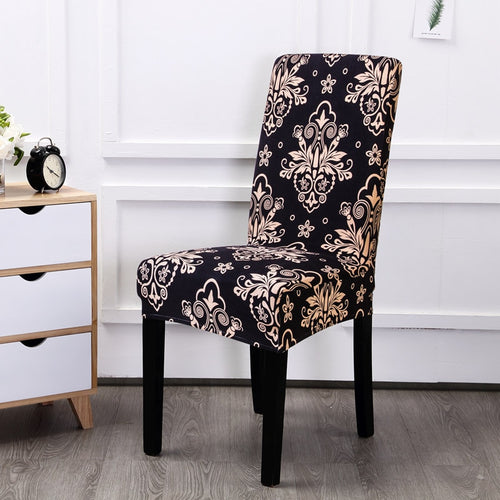 Cover Elastic Printing Dining Chair Slipcover Modern Removable Anti-dirty