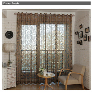 Modern Window Sheer Curtain Panels