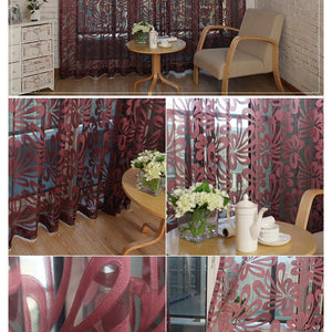 Modern Window Sheer Curtain Panels