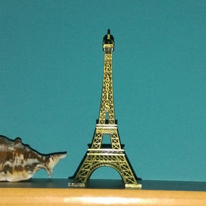 Bronze Paris Tower Metal Crafts  Model Home Decor Souvenir