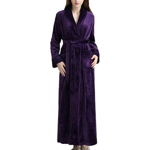 Pegnoir doux flanelle corail polaire amoureux Robe hommes femmes chaud Supe