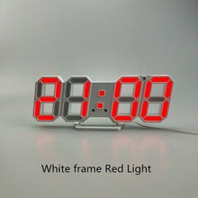 Load image into Gallery viewer, Wall Clock Modern Design Digital Nightlight For Home Living Room Decoration