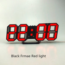 Load image into Gallery viewer, Wall Clock Modern Design Digital Nightlight For Home Living Room Decoration