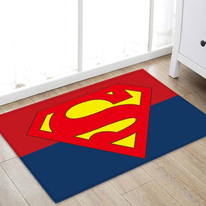 1pcs 40x60cm Marvel The Avengers Plush Carpet Iron Man Captain America Batman Rug Cotton