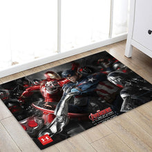 Load image into Gallery viewer, 1pcs 40x60cm Marvel The Avengers Plush Carpet Iron Man Captain America Batman Rug Cotton