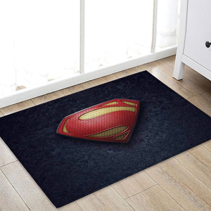 1pcs 40x60cm Marvel The Avengers Plush Carpet Iron Man Captain America Batman Rug Cotton