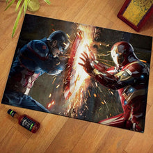 Load image into Gallery viewer, 1pcs 40x60cm Marvel The Avengers Plush Carpet Iron Man Captain America Batman Rug Cotton