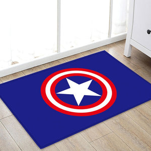 1pcs 40x60cm Marvel The Avengers Plush Carpet Iron Man Captain America Batman Rug Cotton