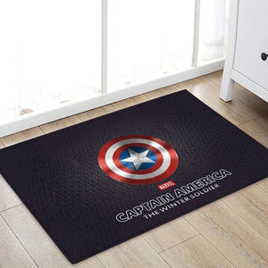 1pcs 40x60cm Marvel The Avengers Plush Carpet Iron Man Captain America Batman Rug Cotton