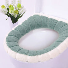 Load image into Gallery viewer, Universal Warm Soft Washable Toilet Seat Cover Mat Set for Home Decor