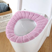 Load image into Gallery viewer, Universal Warm Soft Washable Toilet Seat Cover Mat Set for Home Decor