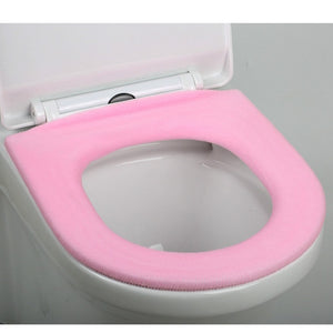 Universal Warm Soft Washable Toilet Seat Cover Mat Set for Home Decor