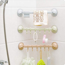 Load image into Gallery viewer, Adjustable Hook Rack Double Suction Cup Towel Rack Hanging Shelves