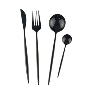 Ménagéres black silverware set Kitchen