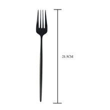 Load image into Gallery viewer, Ménagéres black silverware set Kitchen