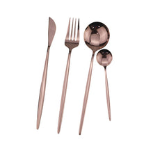 Load image into Gallery viewer, Ménagéres black silverware set Kitchen