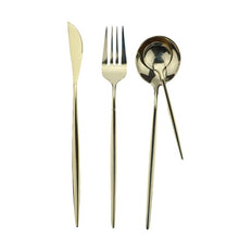 Load image into Gallery viewer, Ménagéres black silverware set Kitchen