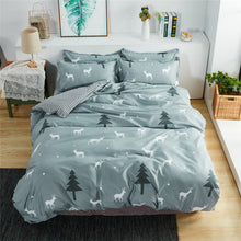 Load image into Gallery viewer, King Queen 5 size bedding set duvet cover pillowcase avocado