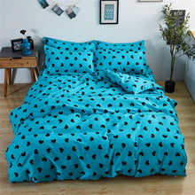 Load image into Gallery viewer, King Queen 5 size bedding set duvet cover pillowcase avocado