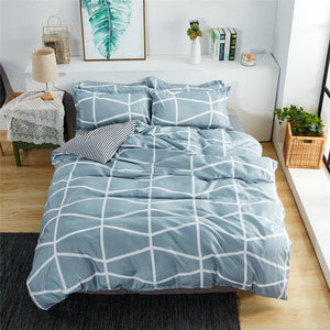 King Queen 5 size bedding set duvet cover pillowcase avocado