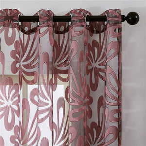 Modern Window Sheer Curtain Panels