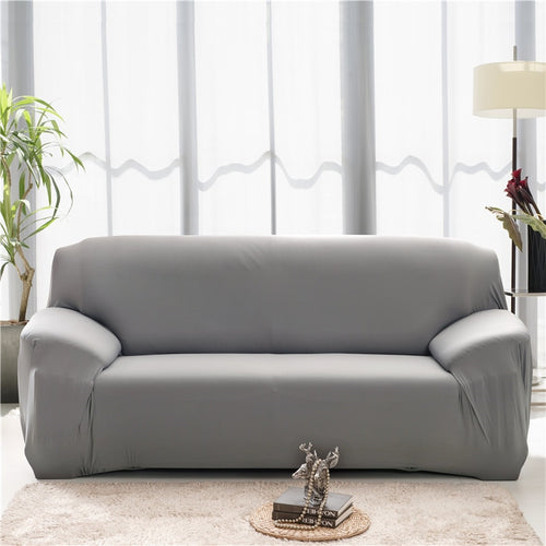 Color Elastic Sofa Cover Modern Polyester Corner Chair Protector Living Room