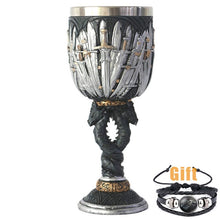 Load image into Gallery viewer, Game of Thrones Mug Goblet Stainless Steel Resin 3D