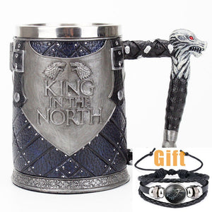 Game of Thrones Mug Goblet Stainless Steel Resin 3D