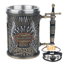 Load image into Gallery viewer, Game of Thrones Mug Goblet Stainless Steel Resin 3D