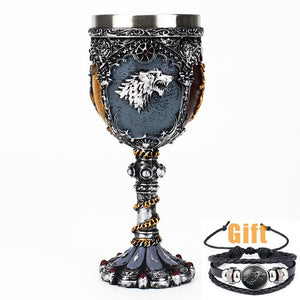 Game of Thrones Mug Goblet Stainless Steel Resin 3D