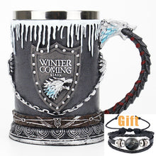 Load image into Gallery viewer, Game of Thrones Mug Goblet Stainless Steel Resin 3D