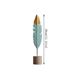 Modern Feather Wooden Decoration Table Fashion Flamingo Christmas Home Decoration Accessories