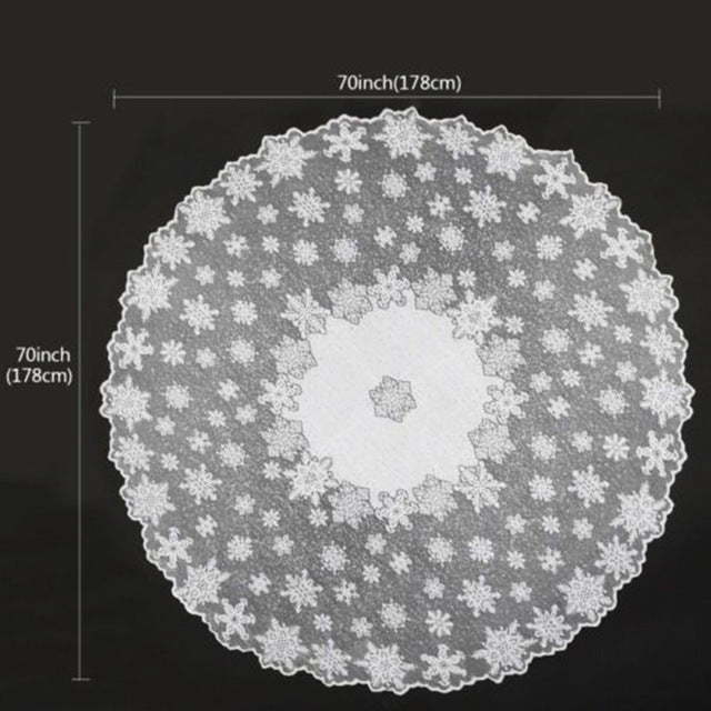 1 pc Round/Rectangle nappe à manger Table couverture tissu maison