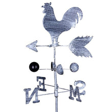 Load image into Gallery viewer, Metal Weather Vane with Rooster Ornament Rooster Weathervanes Garden Decor