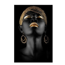 Load image into Gallery viewer, Contemplator Black African Oil Painting on Canvas Posters and Prints Scandinavian