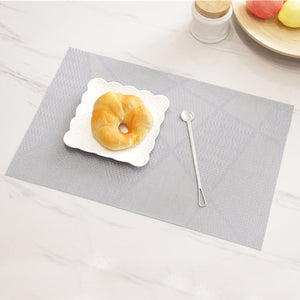 4pcs/lot Europe Style Placemat Anti-slip Decoration Mat Heat-resistant Tablemat