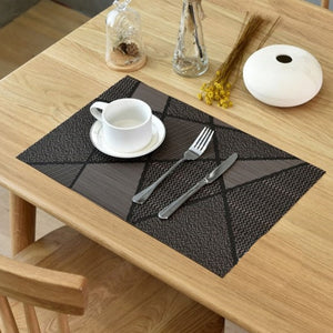 4pcs/lot Europe Style Placemat Anti-slip Decoration Mat Heat-resistant Tablemat