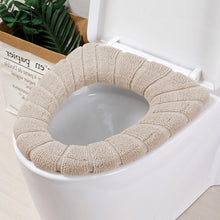 Load image into Gallery viewer, Universal Warm Soft Washable Toilet Seat Cover Mat Set for Home Decor