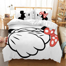 Load image into Gallery viewer, Disney Cartoon Mickey Minnie  Bedding Set Lovely Couple Queen King