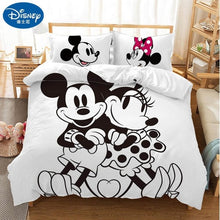 Load image into Gallery viewer, Disney Cartoon Mickey Minnie  Bedding Set Lovely Couple Queen King